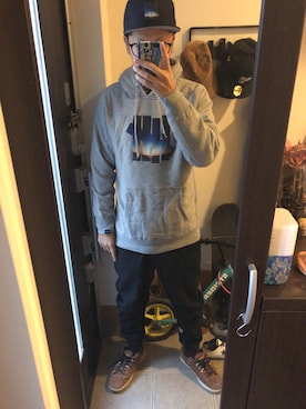 「KKOK（コック）のアイテム」を使った、FULLMoon1212!さん（メンズ・173cm）の秋コーディネート