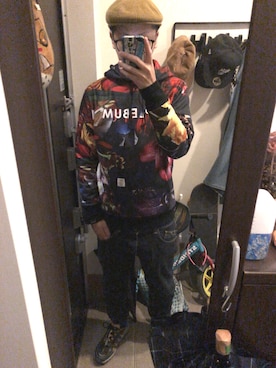 「Back Channel（バックチャンネル）のアイテム（ハンチング/ベレー帽）」を使った、FULLMoon1212!さん（メンズ・173cm）の秋コーディネート