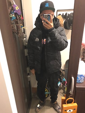 「Back Channel（バックチャンネル）のアイテム（ジャケット/アウター）」を使った、FULLMoon1212!さん（メンズ・173cm）の冬コーディネート