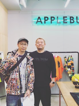 「APPLEBUM」｜「アイテム（その他）」を使った、FULLMoon1212!さん（メンズ・173cm）の春コーディネート