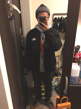 「Back Channel（バックチャンネル）のアイテム（パンツ）」を使った、FULLMoon1212!さん（メンズ・173cm）の秋コーディネート
