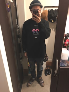 「KKOK（コック）のアイテム」を使った、FULLMoon1212!さん（メンズ・173cm）の春コーディネート
