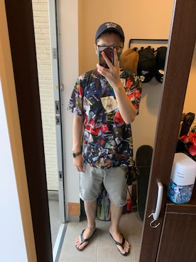「Back Channel（バックチャンネル）のアイテム（パンツ）」を使った、FULLMoon1212!さん（メンズ・173cm）の夏コーディネート