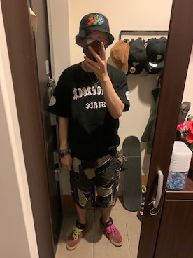 「Hex Anti Style（ヘックスアンチスタイル）のアイテム」を使った、FULLMoon1212!さん（メンズ・173cm）の夏コーディネート