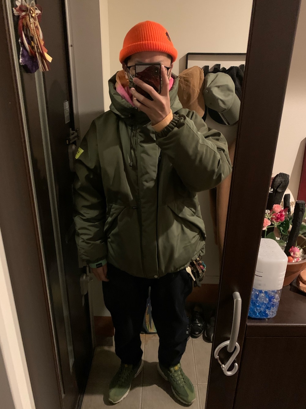 APPLEBUM（アップルバム）の「Down Mix Hood Jacket（ダウンジャケット