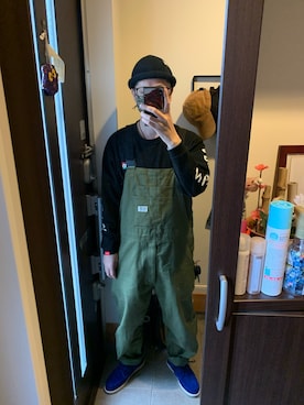 「Back Channel（バックチャンネル）のアイテム（帽子）」を使った、FULLMoon1212!さん（メンズ・173cm）の春コーディネート