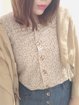 「archives（アルシーヴ）のアイテム（シューズ）」を使った、Naさん（レディース・155cm）の夏コーディネート