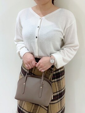 「スワロフスキークリスタル」｜mina   muroyaさん（レディース・153cm）の秋コーディネート