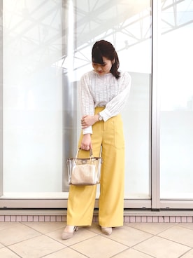 mina muroyaさん(レディース・153cm)の春コーディネート