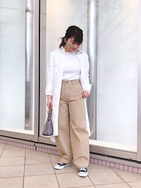 mina muroyaさん(レディース・153cm)の春コーディネート