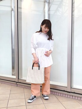 mina muroyaさん(レディース・153cm)の春コーディネート