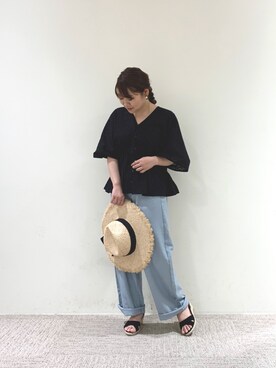 mina muroyaさん(レディース・153cm)の夏コーディネート