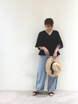 mina muroyaさん(レディース・153cm)の夏コーディネート
