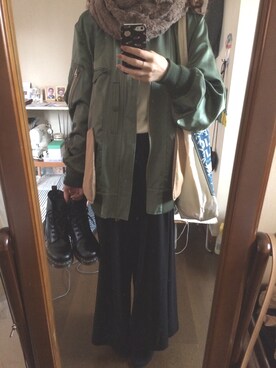 「FACETASM（ファセッタズム）のアイテム（その他アウター）」を使った、nonoooookaさん（レディース・158cm）の春コーディネート