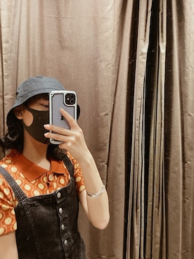「H&M（エイチ・アンド・エム）のアイテム（ジャンパースカート）」を使った、檸檬さん（レディース・163cm）の夏コーディネート