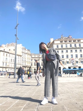 栗原 澪さん（レディース・168cm）の秋コーディネート