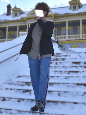 ¥u-d@!さん（メンズ・168cm）の冬コーディネート