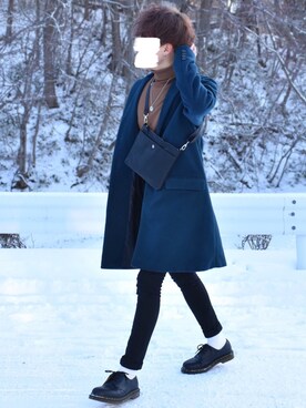 「jiggys shop（ジギーズショップ）のアイテム（チノパンツ）」を使った、¥u-d@!さん（メンズ・168cm）の冬コーディネート