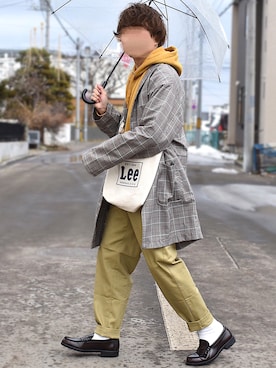 「RAGEBLUE（レイジブルー）のアイテム（その他アウター）」を使った、¥u-d@!さん（メンズ・168cm）の春コーディネート