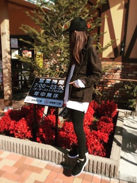 「GOODENOUGH（グッドイナフ）のアイテム」を使った、tmk_pさん（レディース・163cm）の冬コーディネート