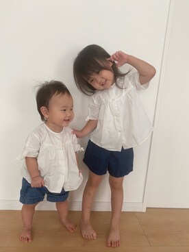 SaNaさん（キッズ・100cm）の夏コーディネート