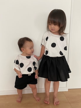 SaNaさん（キッズ・100cm）の夏コーディネート