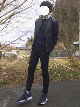 「BLISS POINT（ブリスポイント）のアイテム」を使った、そーさん（メンズ・165cm）の冬コーディネート