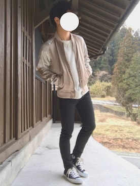 「BLISS POINT（ブリスポイント）のアイテム」を使った、そーさん（メンズ・165cm）の冬コーディネート