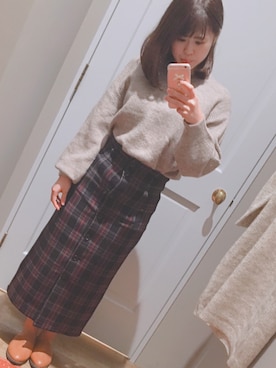 「アイテム（ピアス（両耳用））」を使った、陽さん（レディース・154cm・20代）の秋コーディネート