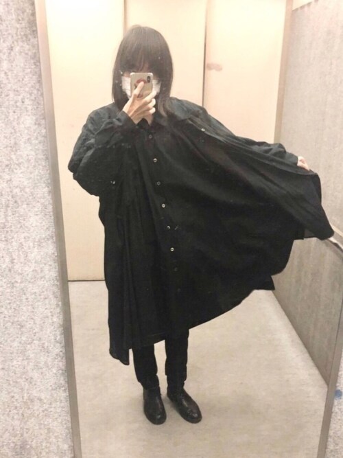 あおい Limi Feuのシャツワンピースを使ったコーディネート Wear