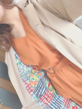 NKさん(レディース・157cm)の春コーディネート
