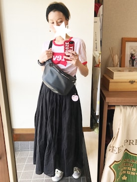 「CONVERSE（コンバース）のconverse（コンバース） ALL STAR OX（オールスターOX）（スニーカー）」を使った、てんさん（レディース・157cm）の春コーディネート