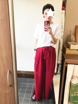 てんさん（レディース・157cm）の夏コーディネート