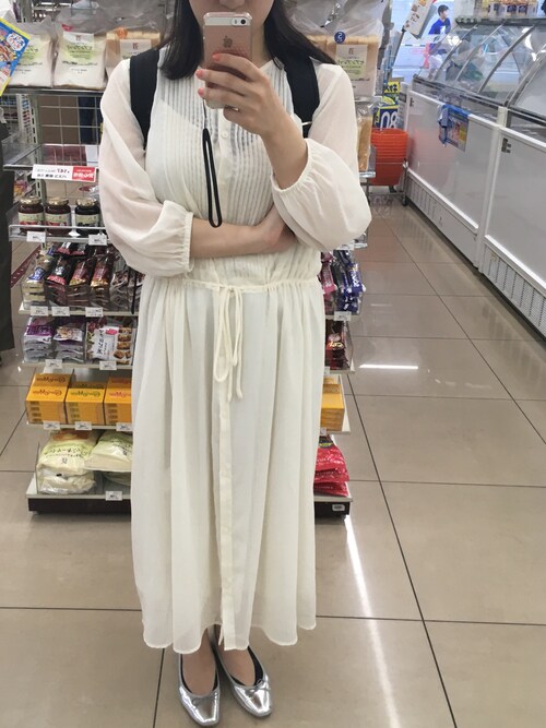 ふみ ユニクロのワンピース ドレスを使ったコーディネート Wear