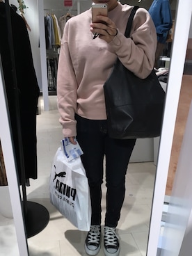 ふみさん（レディース・151cm）の冬コーディネート