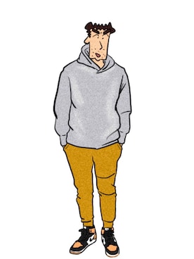 龍也さん（メンズ・180cm）の春コーディネート