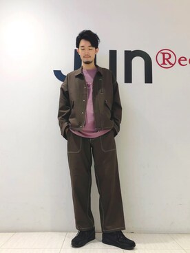 「ラブアンドピース2020」｜「アイテム（ブルゾン）」を使った、so-ta_さん（メンズ・174cm）の秋コーディネート