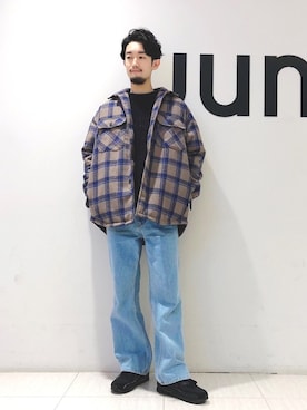 「アイテム（ブルゾン）」を使った、so-ta_さん（メンズ・174cm・20代）の冬コーディネート
