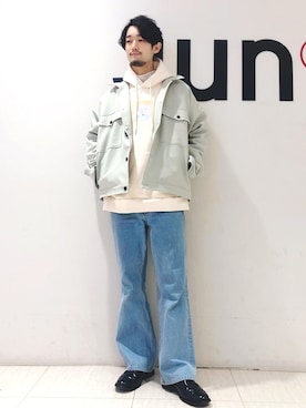 「ペールトーン」｜「アイテム（ブルゾン）」を使った、so-ta_さん（メンズ・174cm）の冬コーディネート