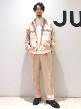 「ペールトーン」｜「アイテム（ブルゾン）」を使った、so-ta_さん（メンズ・174cm）の冬コーディネート