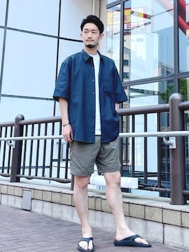 「JUNRED（ジュンレッド）のアイテム（リング）」を使った、so-ta_さん（メンズ・174cm）の夏コーディネート