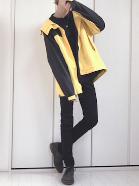 「B ONE SOUL（ビーワンソウル）のアイテム」を使った、のろさん（メンズ・175cm）の冬コーディネート