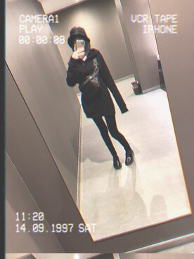 「AZUL（アズール）のアイテム（帽子）」を使った、su2323さん（レディース・168cm）の秋コーディネート