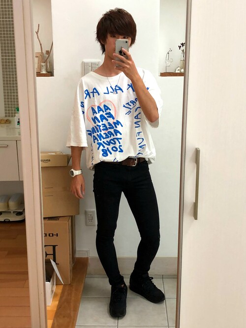 ひろみ a トリプルエー のtシャツ カットソーを使ったコーディネート Wear