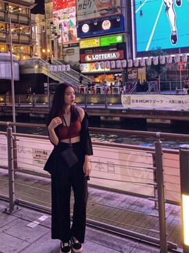 「zakka w（zakka w）のアイテム」を使った、Mさん（レディース・158cm）の夏コーディネート