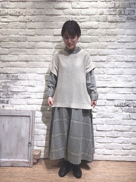 はまなかさん（レディース・151cm）の冬コーディネート