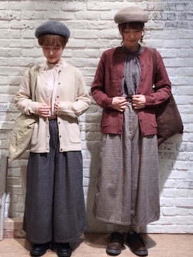 はまなかさん（レディース・151cm）の秋コーディネート