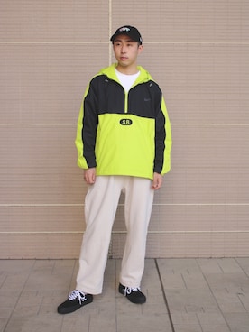 「URBAN RESEARCH Sonny Label（アーバンリサーチサニーレーベル）のアイテム（スウェットパンツ）」を使った、kyouji takedaさん（メンズ・168cm）の冬コーディネート