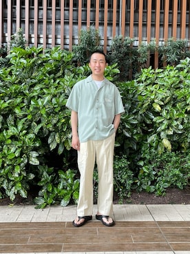 「OOFOS(ウーフォス)のアイテム」を使った、kyouji takedaさん(メンズ・168cm)の春コーディネート