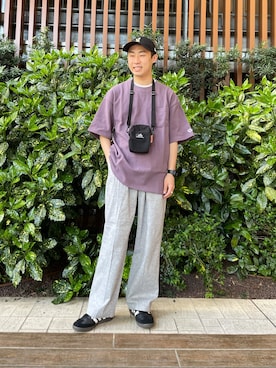 「URBAN RESEARCH Sonny Label（アーバンリサーチサニーレーベル）のアイテム（バッグ）」を使った、kyouji takedaさん（メンズ・168cm）の春コーディネート